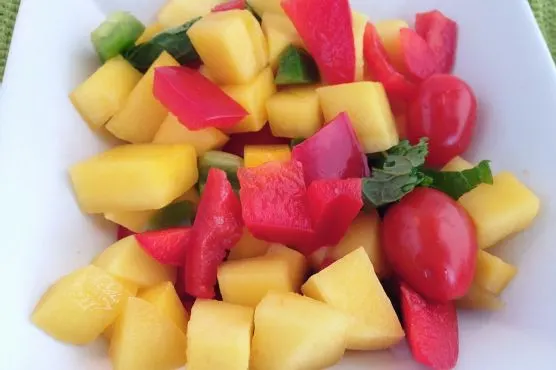 Vegan Vegetarian Mango Salsa — Mexican recipe