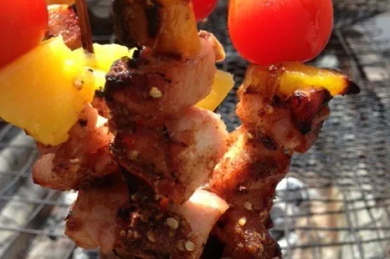 Gluten-Free Dairy-Free Chicken and Mango Skewer