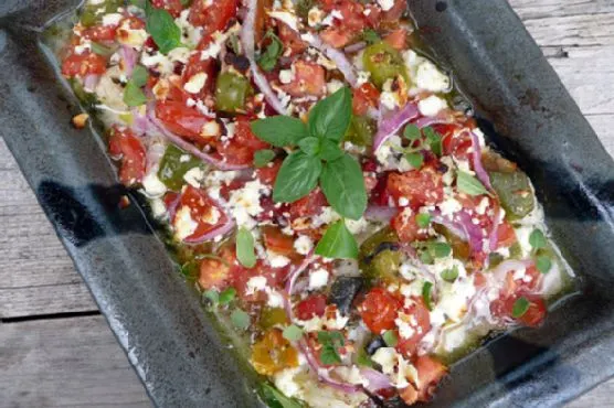 Gluten-Free Nut-Free Greek-Style Baked Fish: Fresh, Simple, and Delicious — Mediterranean recipe