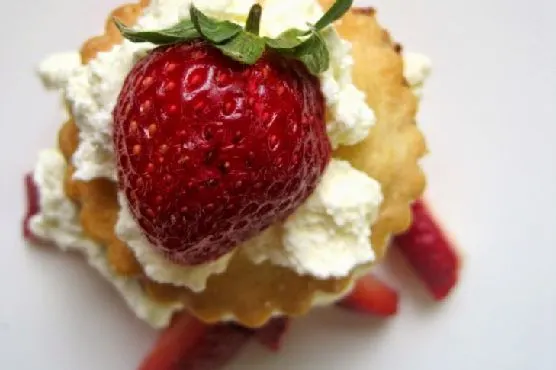 Nut-Free Egg-Free Strawberry Shortcake w. Mini Strawberry PopTarts