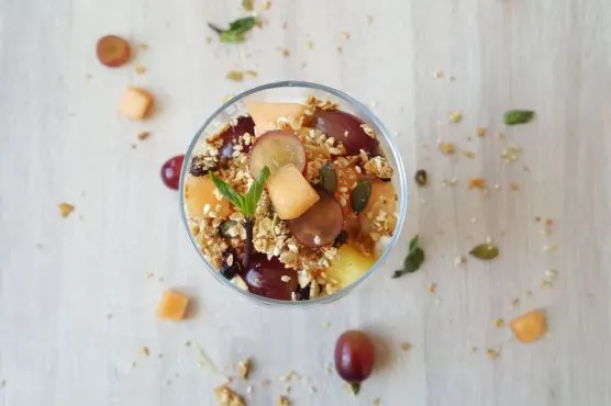 Vegetarian Nut-Free Yogurt Parfait