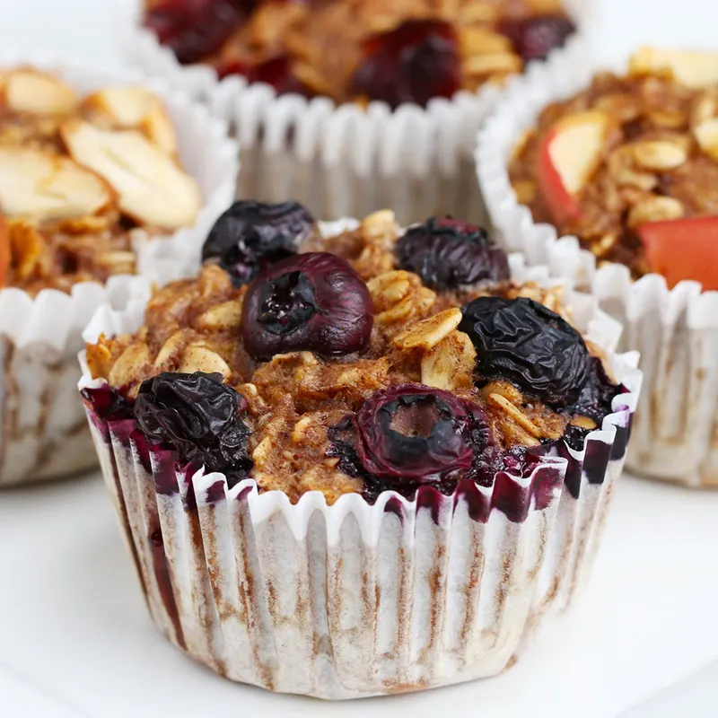 Vegetarian Gluten-Free Banana Oatmeal Muffins