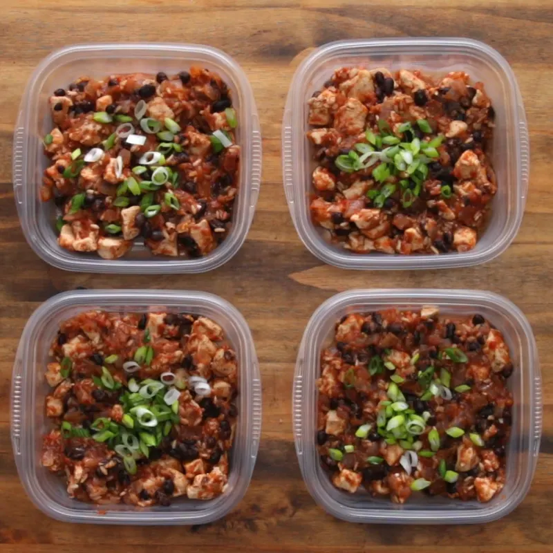 Gluten-Free Dairy-Free Meal Prep Chicken Burrito Bowls