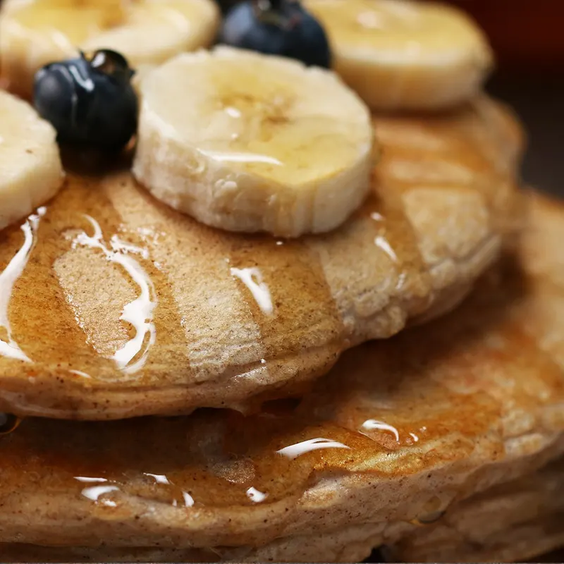 Vegetarian Nut-Free Vanilla Protein Pancakes