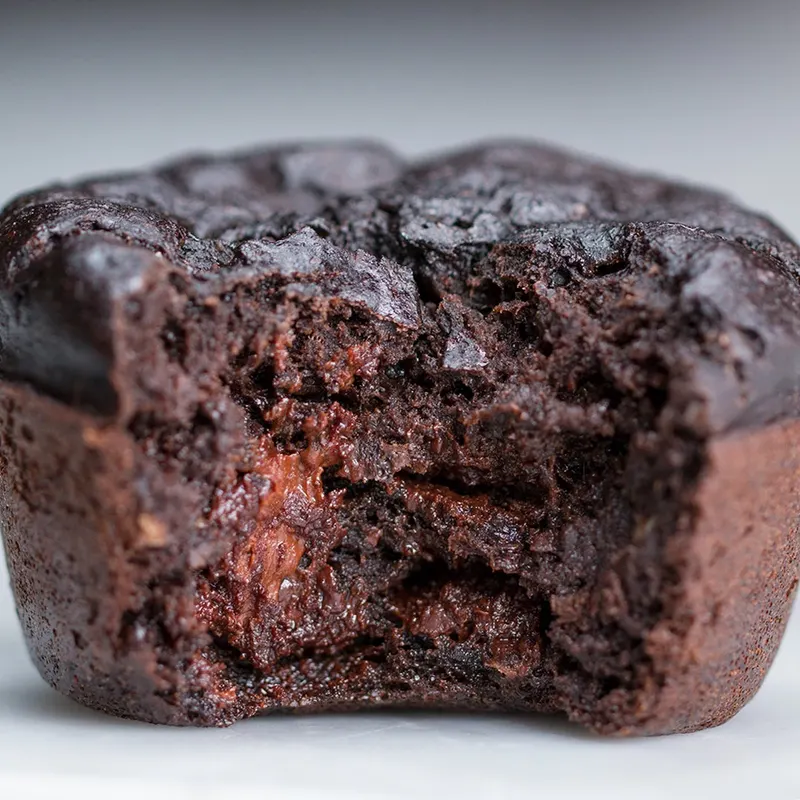 Vegetarian Dairy-Free Dark Chocolate Banana Bread Muffins