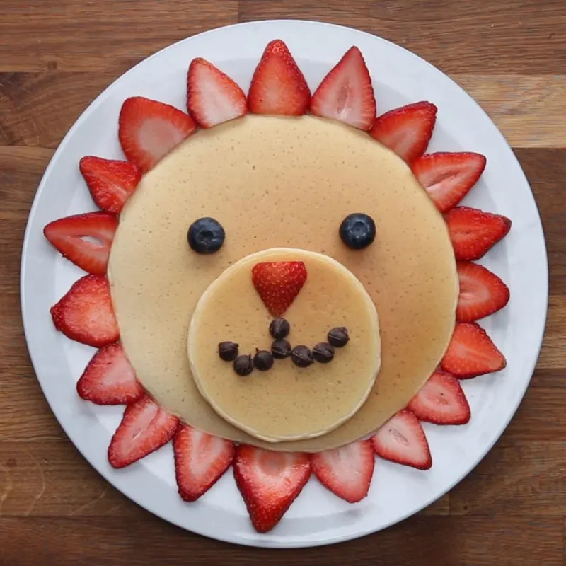 Vegan Vegetarian Animal Pancakes