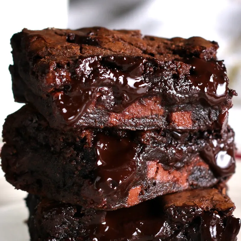 Vegetarian Nut-Free The Best Fudgy Brownies