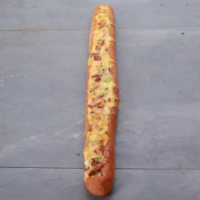 Nut-Free Bacon, Egg, And Cheese Breakfast Bread Boat