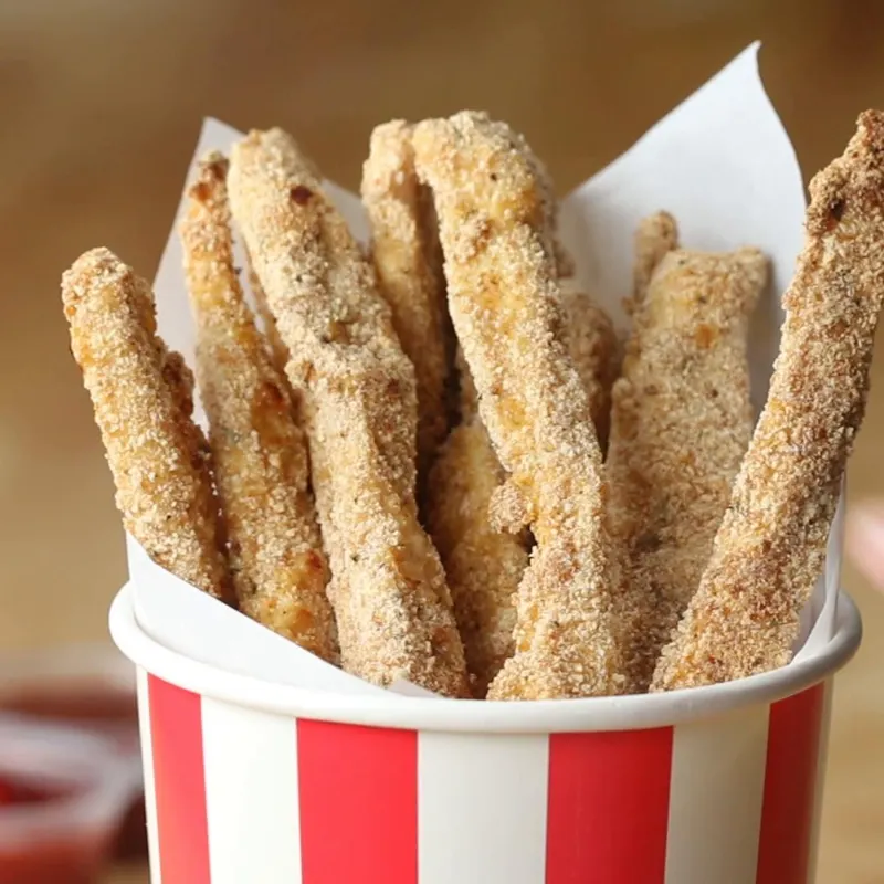 Dairy-Free Nut-Free Baked Chicken Fries