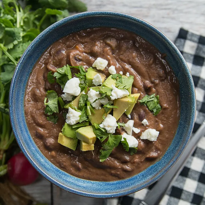 Vegan Vegetarian Healthy & Hearty Black Bean Soup