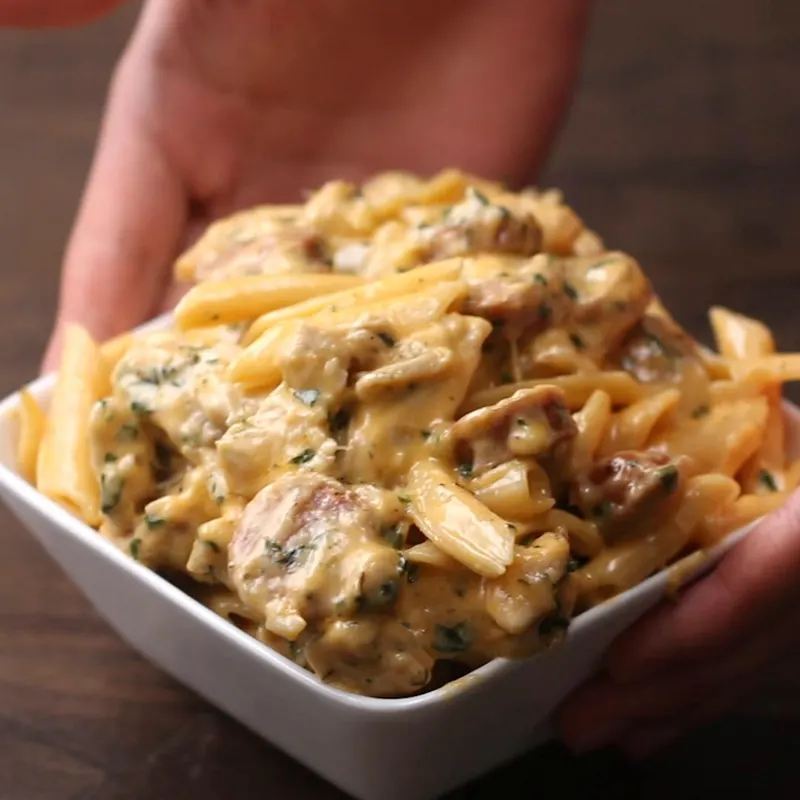 Nut-Free Shellfish-Free Cajun Chicken Alfredo