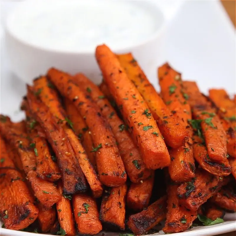Vegetarian Gluten-Free Carrot Fries