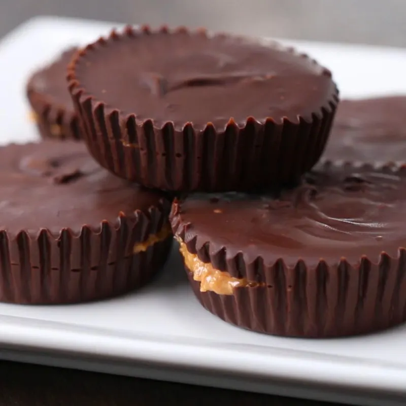 Vegetarian Gluten-Free 3-Ingredient Peanut Butter Cups