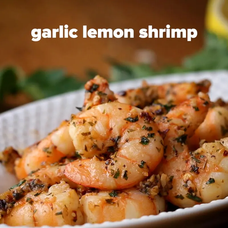 Gluten-Free Keto Garlic Lemon Shrimp