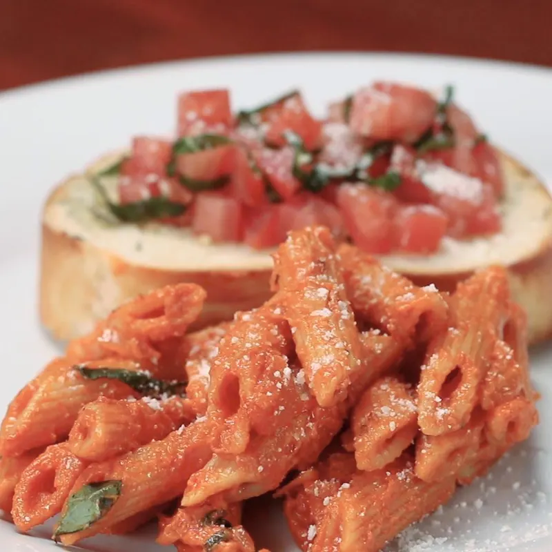 Vegetarian Nut-Free Penne Alla Vodka