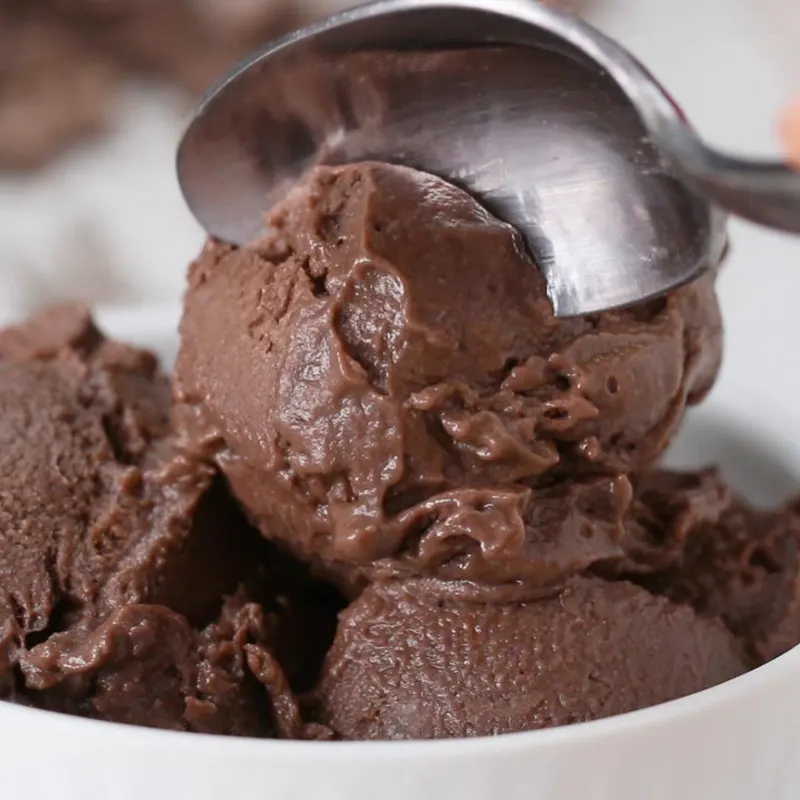 Vegan Vegetarian Chocolate Peanut Butter Banana "Ice Cream"