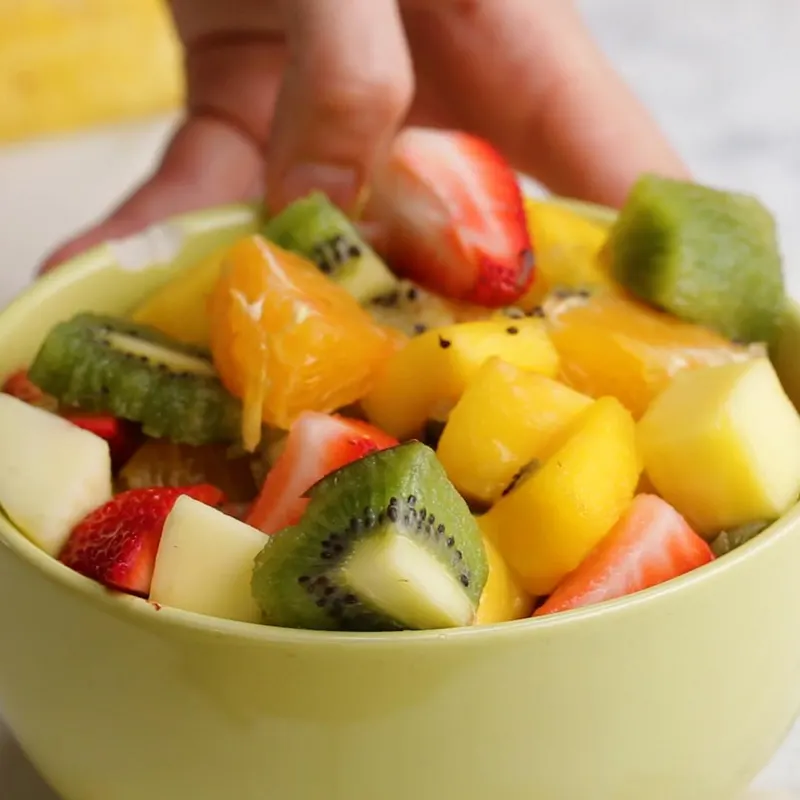 Vegan Vegetarian Tropical Fruit Salad