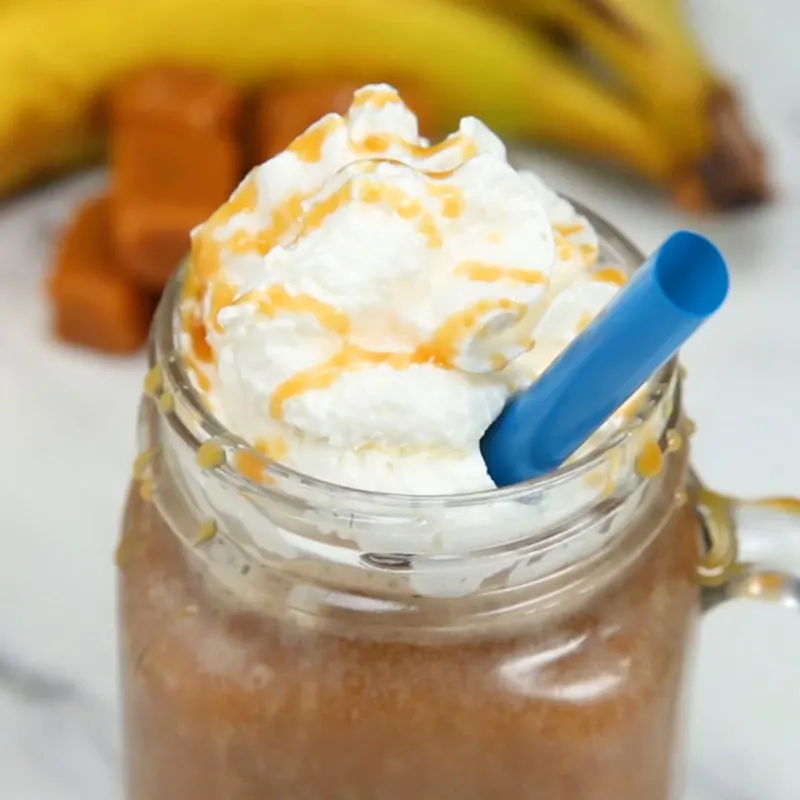 Vegetarian Gluten-Free Caramel Blended Drink