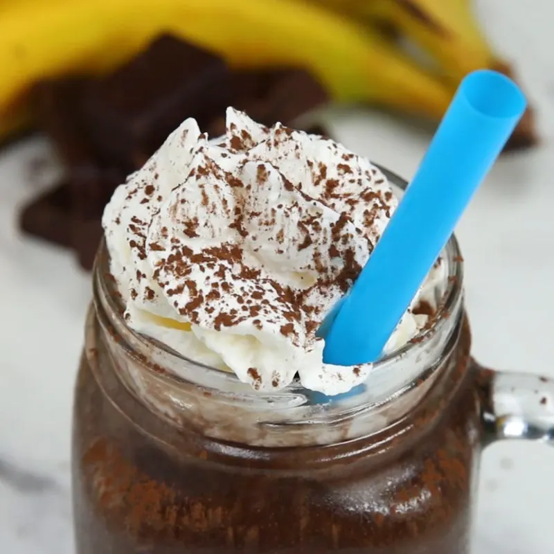 Vegan Vegetarian Mocha Blended Drink
