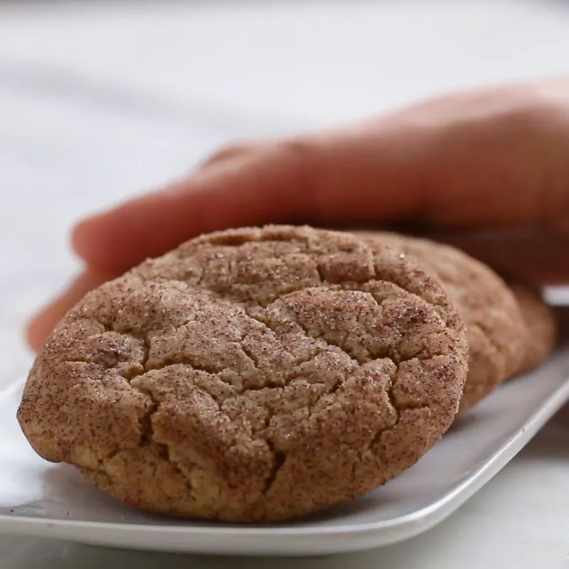 Vegetarian Gluten-Free Snickerdoodle Cake Mix Cookies