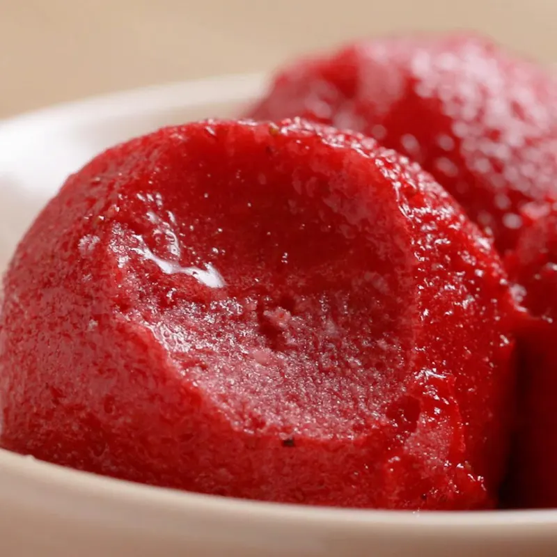 Vegan Vegetarian Strawberry 2-Ingredient Sorbet