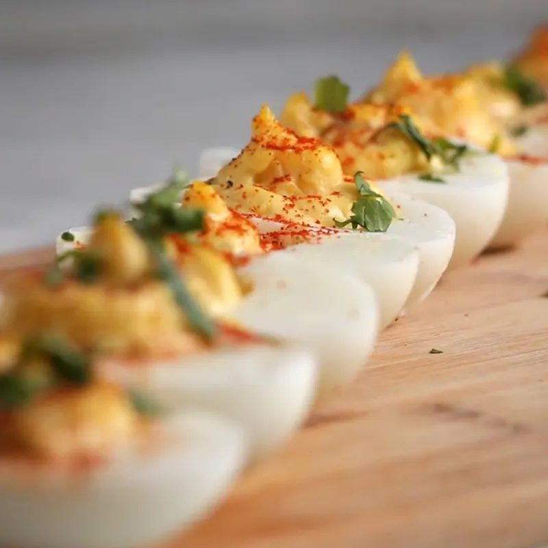 Vegetarian Gluten-Free Classic Deviled Eggs