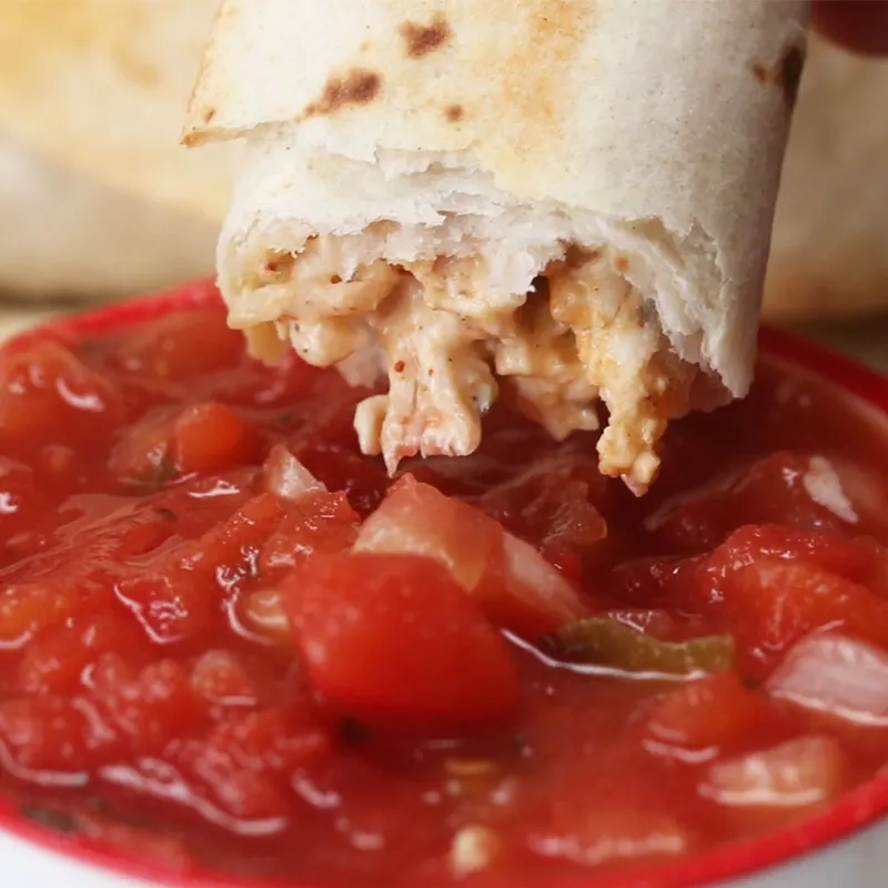 Nut-Free Shellfish-Free Cheesy Chicken Rolled Tacos
