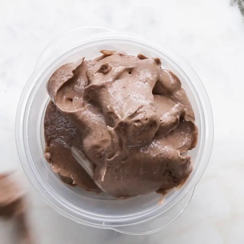 Vegan Vegetarian Easiest Banana-cocoa Ice Cream