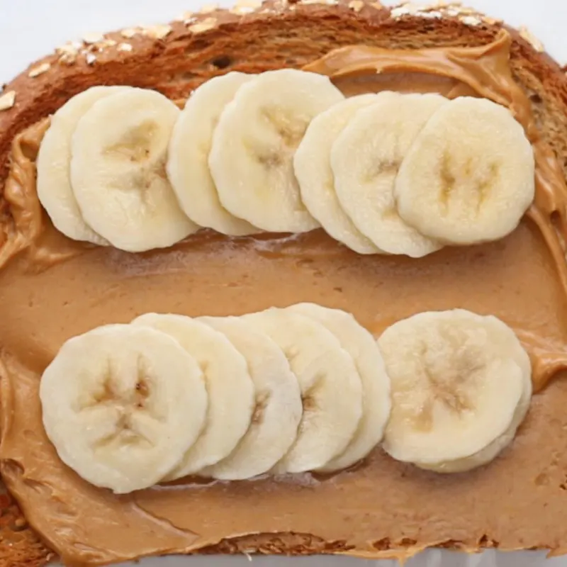 Vegetarian Dairy-Free Peanut Butter And Banana Toast