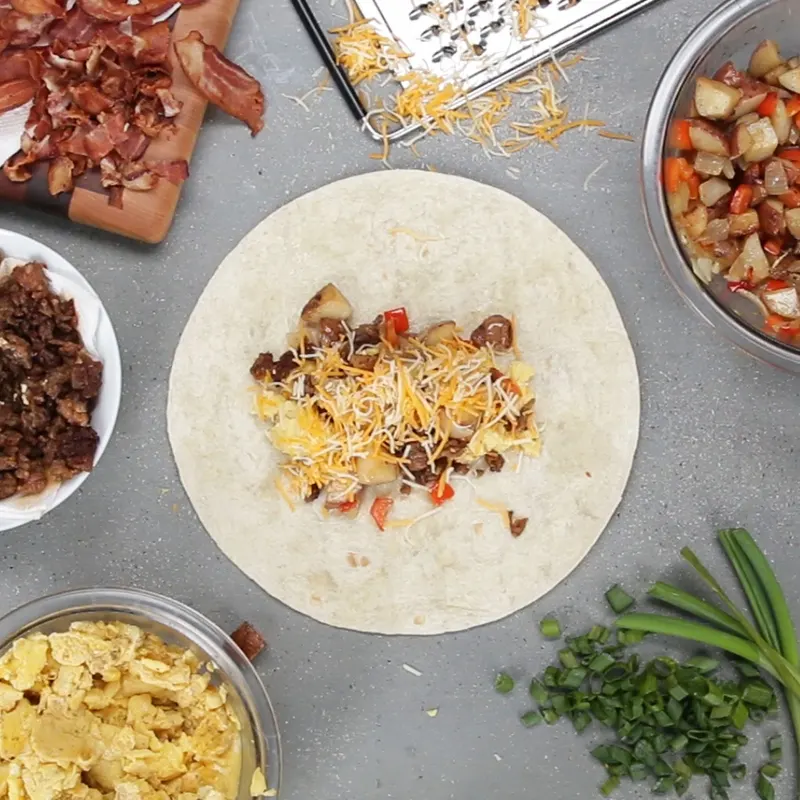 Nut-Free Frozen Breakfast Burritos