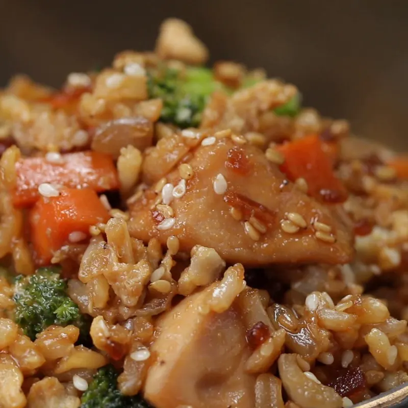 Dairy-Free Nut-Free Chicken Teriyaki Fried Rice