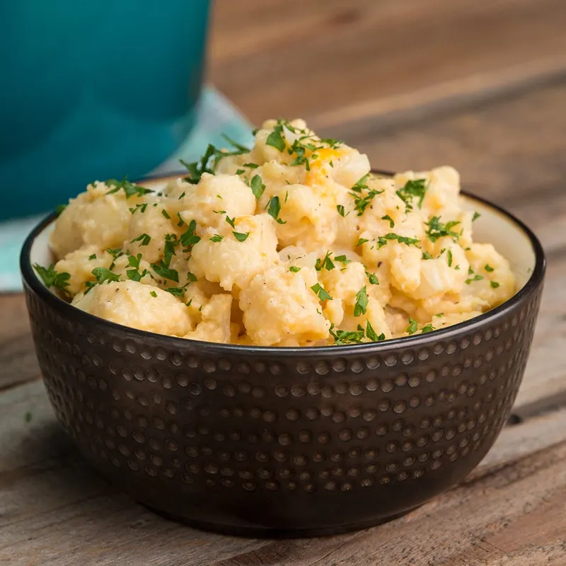 Vegetarian Gluten-Free 5-Ingredient Cauliflower Mac ‘N’ Cheese