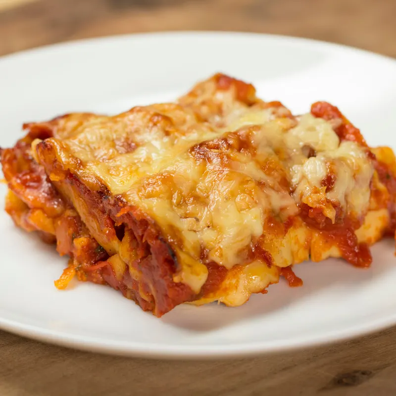 Vegetarian Gluten-Free Easy Ravioli “Lasagna”