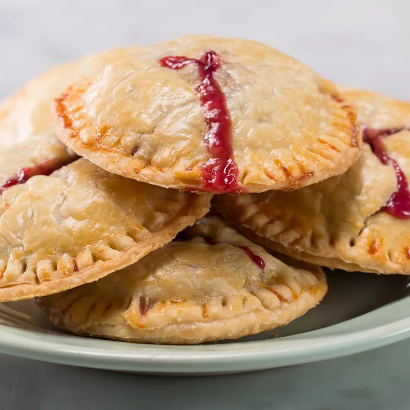 Vegetarian Gluten-Free 4 Ingredient Berries & Cream Hand Pies