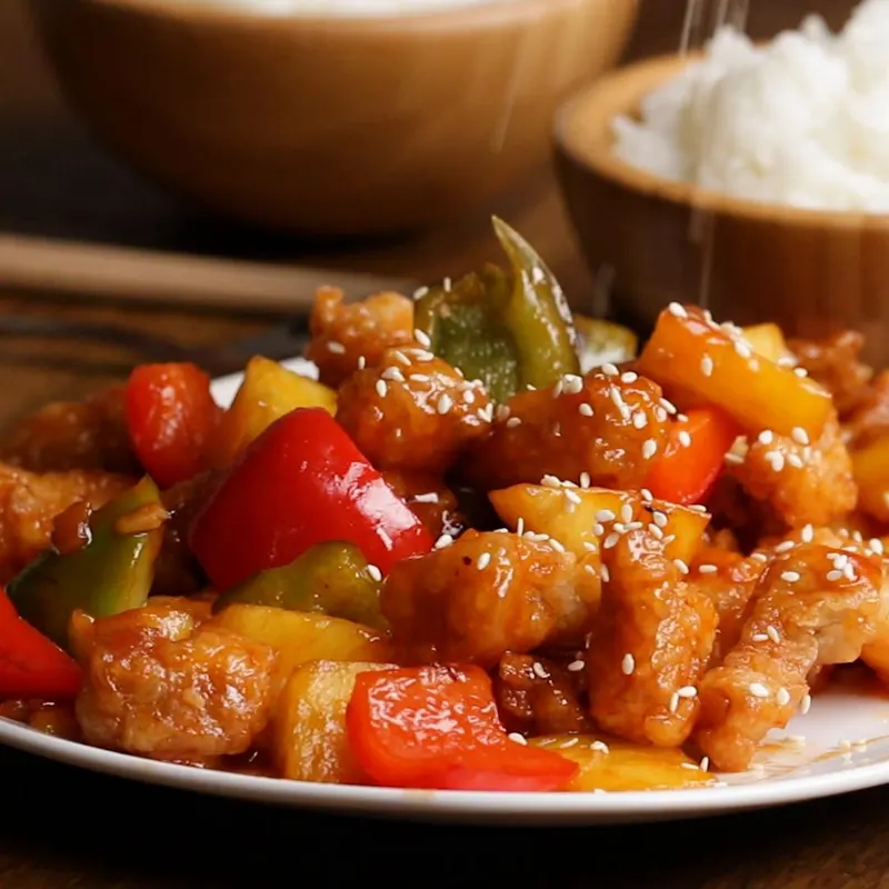 Dairy-Free Nut-Free Sweet And Sour Pork