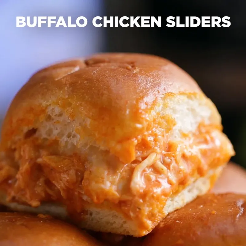 Gluten-Free Keto Buffalo Chicken Sliders