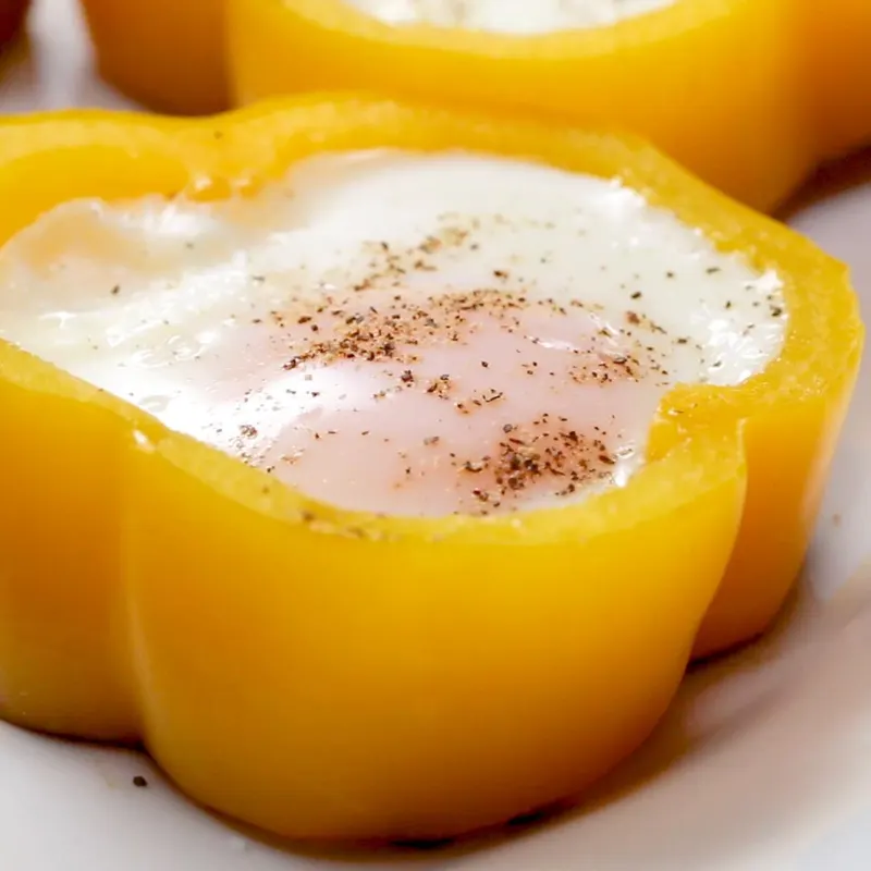Vegetarian Gluten-Free Bell Pepper Egg Rings