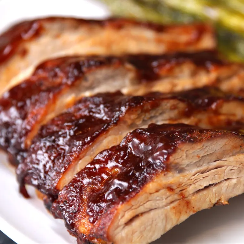 Vegan Vegetarian One-Pan Baby Back Ribs