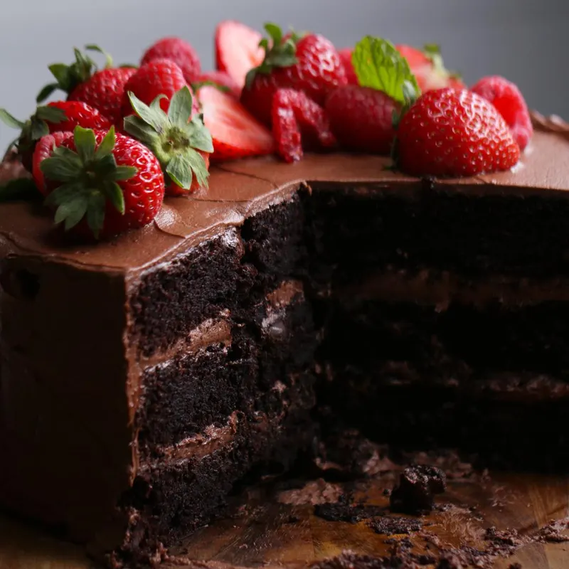 Vegetarian Nut-Free The Best Chocolate Cake