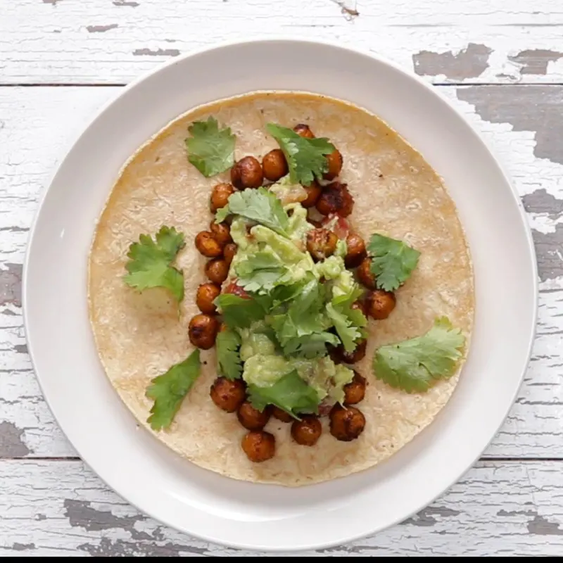 Vegan Vegetarian Chipotle Chickpea Tacos