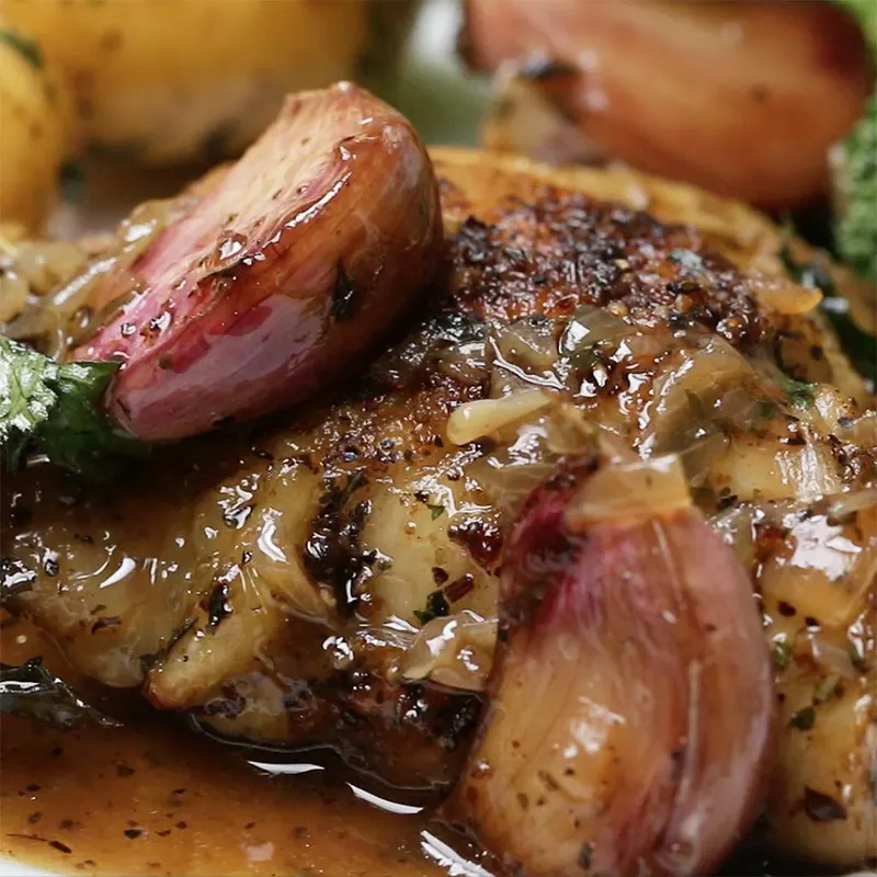 Gluten-Free Dairy-Free 40-clove Garlic Chicken