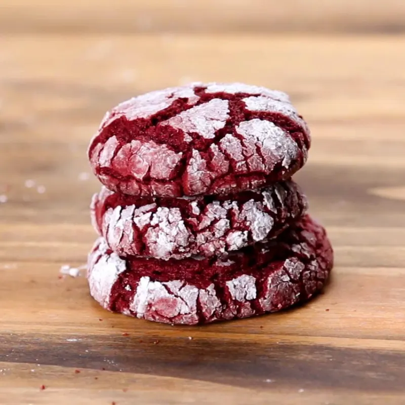 Vegetarian Gluten-Free Red Velvet Box Cookies Recipe