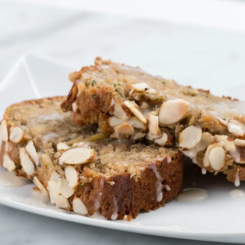 Vegetarian Dairy-Free Zucchini Almond Bread