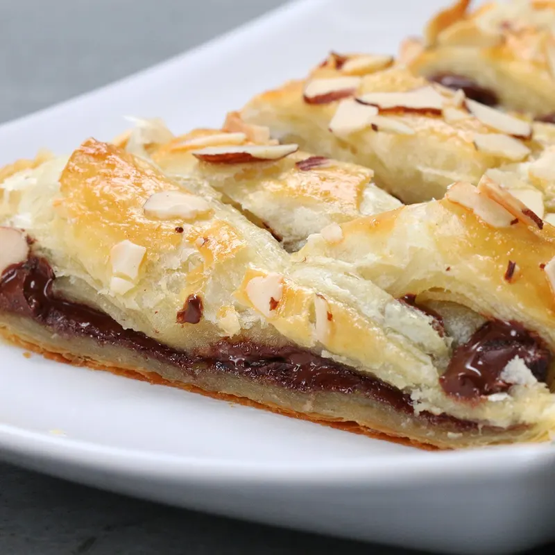 Vegetarian Dairy-Free Chocolate Almond Braid