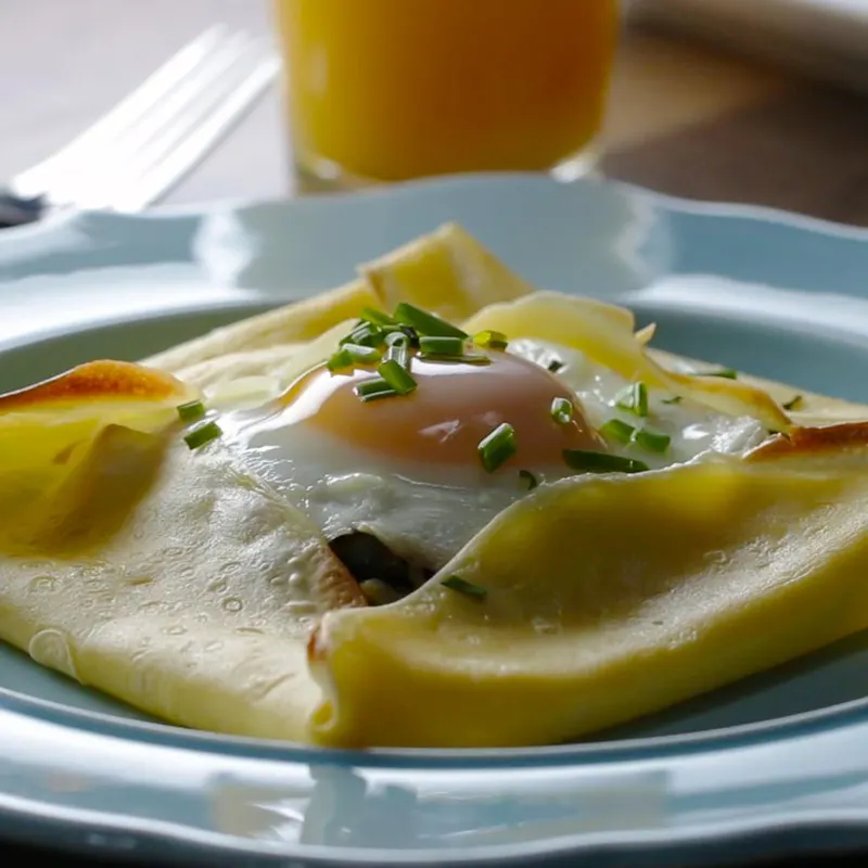 Nut-Free Savory Breakfast Crepe Pockets