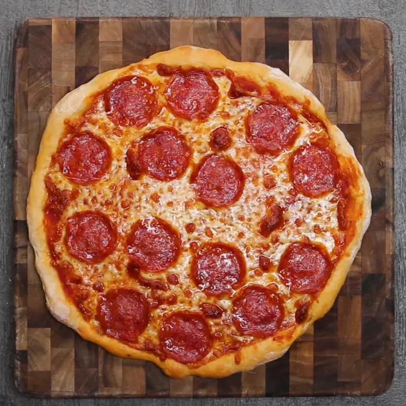 Vegetarian Nut-Free 2-Ingredient Dough Pizza