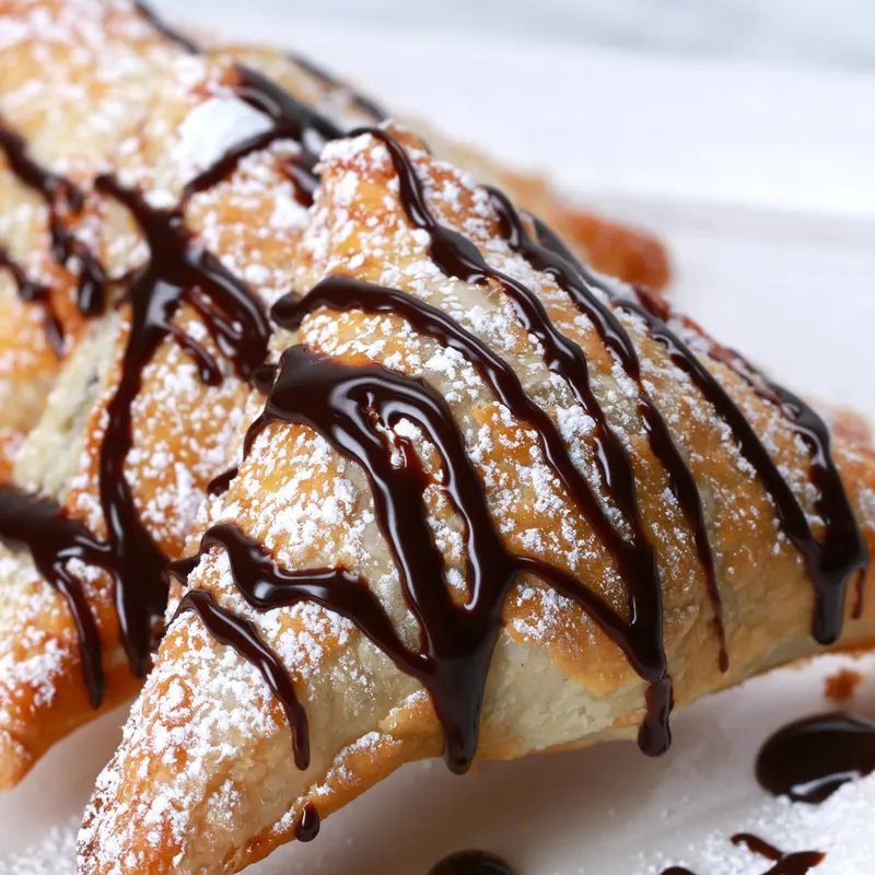 Vegetarian Shellfish-Free Easy Nutella Cream Cheese Turnovers