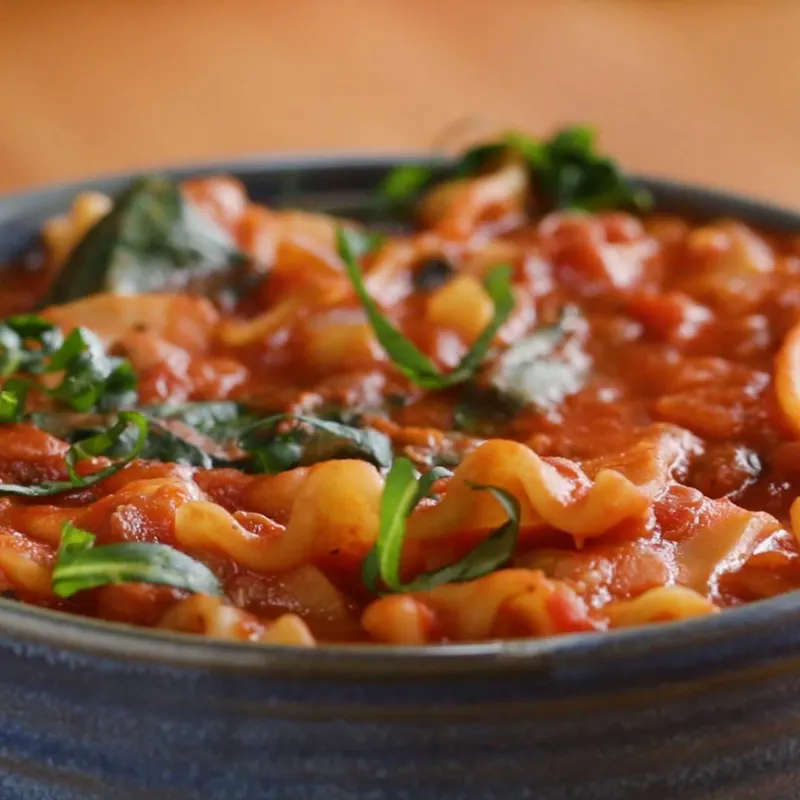 Vegan Vegetarian Vegan Lasagna Soup