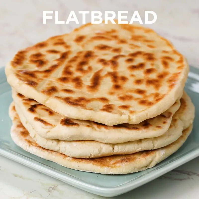 Vegetarian Gluten-Free 4-Ingredient Gluten-Free Dough Flatbread