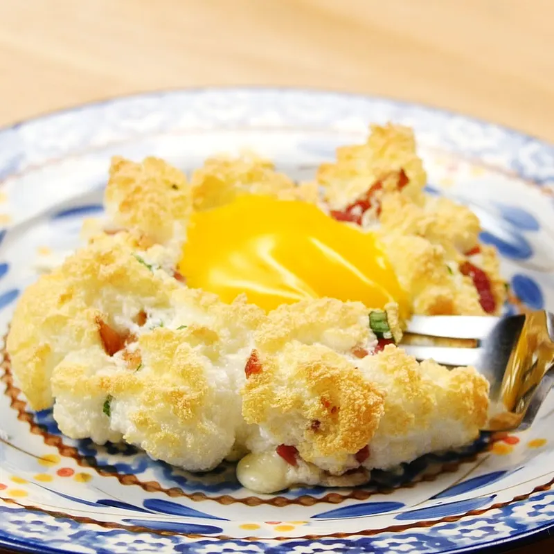 Vegetarian Gluten-Free Eggs In Clouds